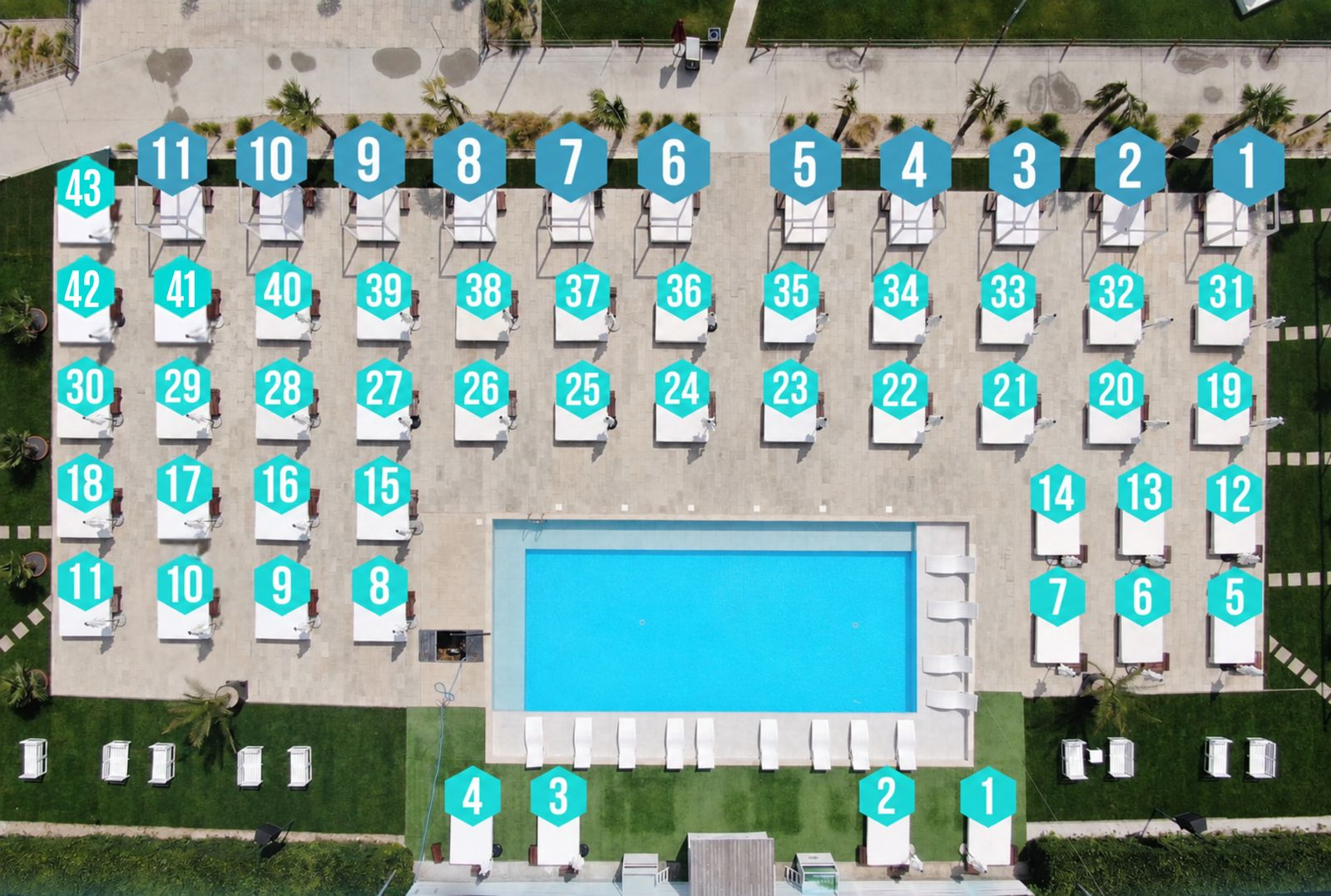 Mapa areálu Wake Soul Beach