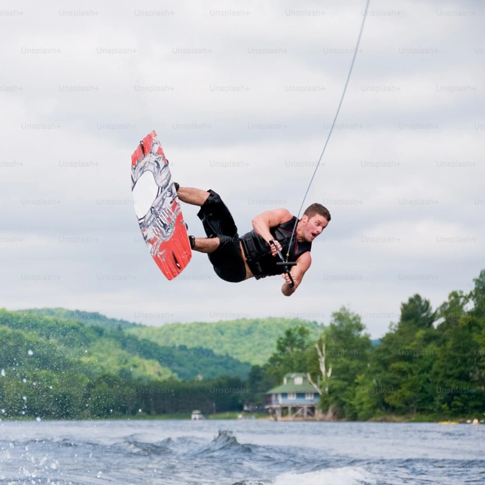 Wakeboarding skok